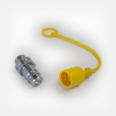 Lot De 4 Paires De Capuchons Pour Coupleur Rapide Hydraulique 1/2" – Protection Anti-poussière PVC/caoutchouc