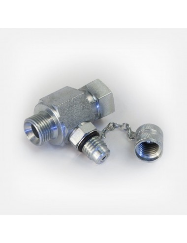 Kit de Manomètre Hydraulique, Testeur de Pression Hydraulique Raccord de  Point de Test de Tuyau Hydraulique M16 * 2-BSP1/4 + Jauge 0~250BAR/3600PSI  + Tuyau de 1,5 Mètre, Forte Adaptabilité Environne