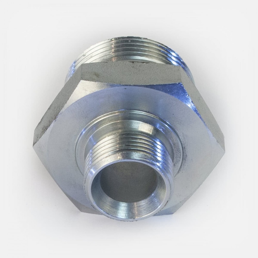 Adapteur Mâle Gaz Cylindrique 1/4x1/8 pour Bague BSDétail produit 2