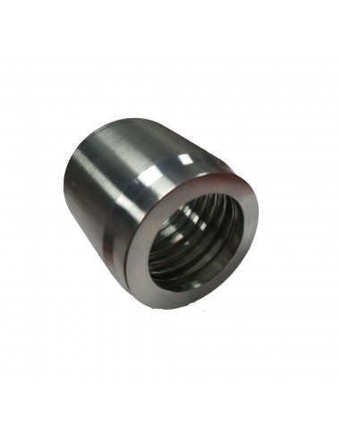 Jupe en Acier à Sertir pour Tuyau Hydraulique 1SN ou 2SN diamètre 25 (R1T1 '' - R2T1 ")-Image produit