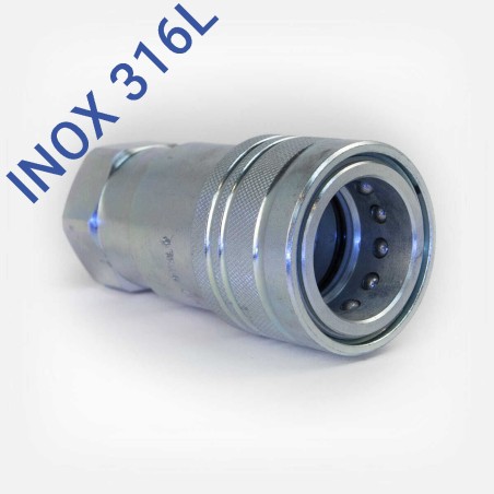 Coupleur Femelle ISO A 1/2 INOX-Image produit