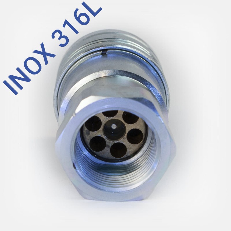 Coupleur Femelle ISO A 1/2 INOX-Détail produit 2