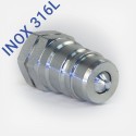 Coupleur Mâle ISO A 1/2 INOX-Image produit