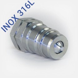 Coupleur Mâle ISO A 1/2 INOX-Image produit