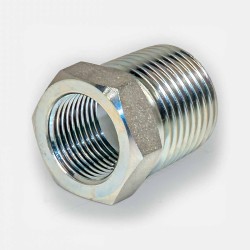 Raccord droit femelle 3/8" vers mâle 3/4" pour branchement flexible sur chargeuse compacte