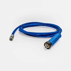 Flexible nettoyeur haute pression bleu 5/16” 10 m pour raccord poignée pistolet
