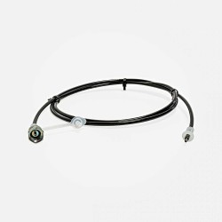 Ressort acier D25 pour flexible hydraulique – utilisé sur ligne fluide agroalimentaire