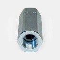 Valve anti-retour 1/2″ BSP, installation flexible sur centrale agricole, empêche fuite pression dans circuit élévateur, sécurité pompe automatisée, dépannage vérin sur ligne de production, maintien charge hydraulique.