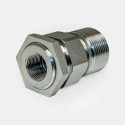 Embout mâle de coupleur à vis 3/4″ “camion”, s’assemble sur la partie femelle du circuit tracteur ou remorque, assurant le passage de l’huile sans perte – idéal pour les systèmes de bennes hydrauliques et de freinage.