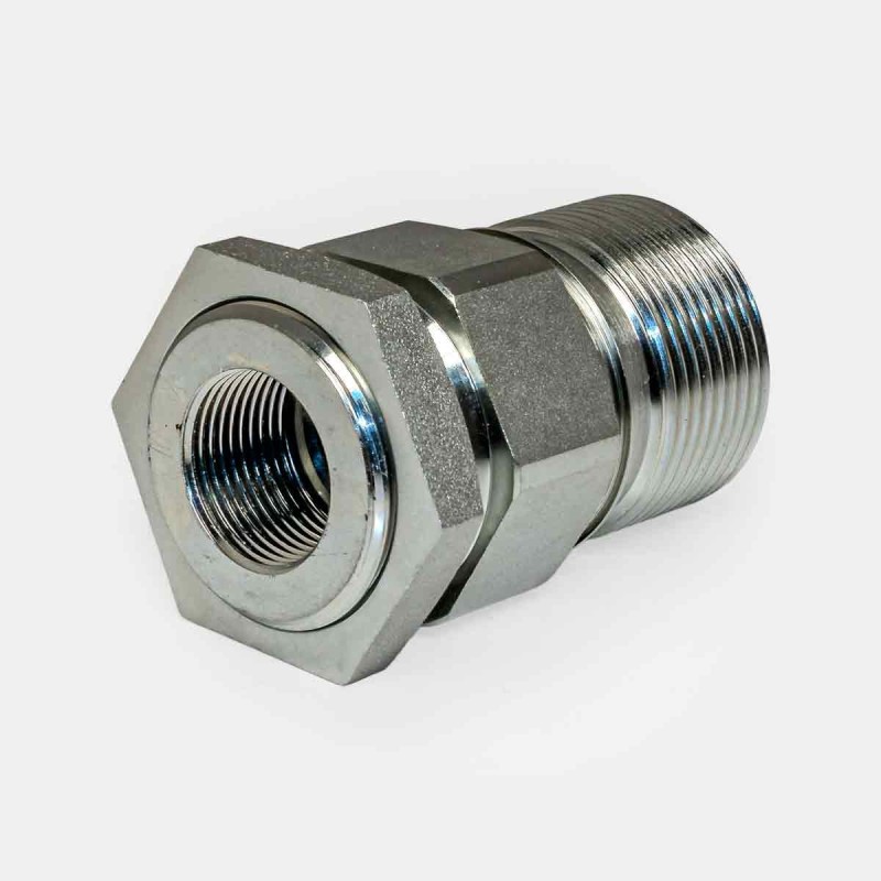 Embout mâle de coupleur à vis 3/4″ “camion”, s’assemble sur la partie femelle du circuit tracteur ou remorque, assurant le passage de l’huile sans perte – idéal pour les systèmes de bennes hydrauliques et de freinage.