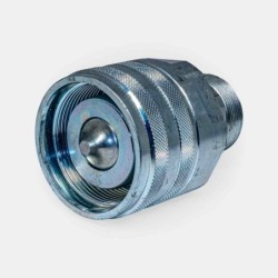 Coupleur hydraulique rapide mâle 1/2″ – standard ISO 7241-B en laiton – compatible avec raccords femelles ISO B courants. Permet un branchement universel sur de nombreux circuits hydrauliques industriels ou agricoles (clapet à bille limitant les fuites à la déconnexion).