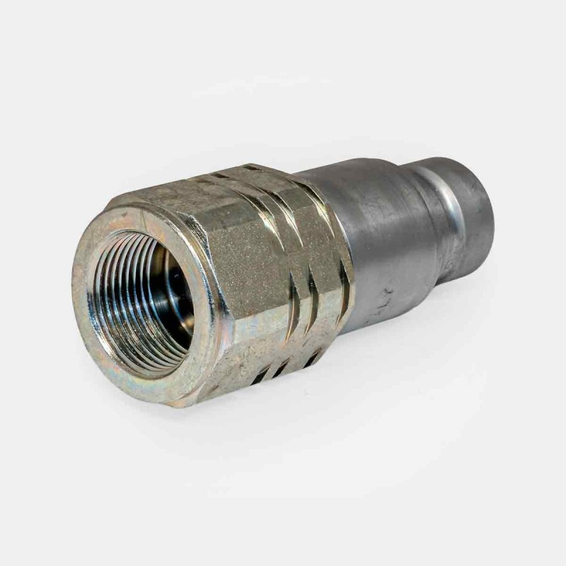 Raccord hydraulique plat 1″ mâle, connexion sans déversement sur grue forestière, équipement TP haute pression, branchement flexible sur broyeur mobile, entretien rapide centrale hydraulique portuaire, montage presse lourde.