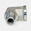 Raccord coude 90° femelle 3/4″ mâle 3/4″, flexible pompe épandeur engrais, montage bras hydraulique moissonneuse, alimentation circuit graissage presse, dépannage centrale maintenance TP, transformation pulvérisateur agricole.