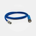 Tuyau nettoyeur 20 m bleu renforcé, raccords M22 x F3/8″, nettoyage façade, lavage moissonneuse-batteuse, entretien matériel agricole, flexible grande portée chantier, gaine anti-abrasion, connexion pro nettoyeur eau froide/chaude, robustesse usage intensif.