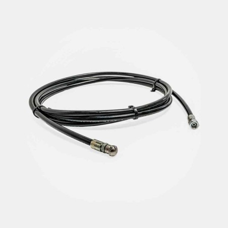 Flexible furet 10 m avec buse de curage et raccord femelle 1/4″ BSP, permet de déboucher les tuyaux d’évacuation ou drains. La buse haute pression propulse le furet dans la canalisation et désobstrue en même temps les dépôts (idéal sur nettoyeur pression ≥150 bar).