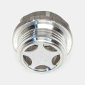 Œil de niveau huile BSP 1/2″, indicateur compact pour carter engrenages, vérification niveau sur mini-réservoir hydraulique, maintenance centrale robot, montage boîte réduction mécanique, surveillance lubrification continue.