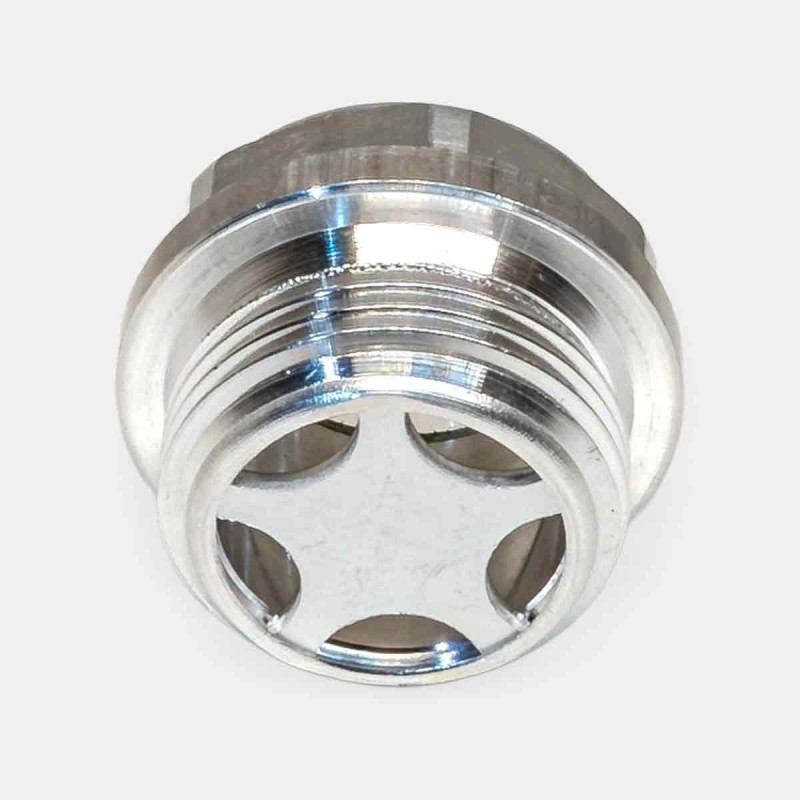 Œil de niveau huile BSP 1/2″, indicateur compact pour carter engrenages, vérification niveau sur mini-réservoir hydraulique, maintenance centrale robot, montage boîte réduction mécanique, surveillance lubrification continue.