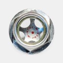 Voyant niveau huile 3/8″ BSP, hublot fileté pour contrôle fluide systèmes compacts, visualisation rapide sur vérin auxiliaire, surveillance carter boîte réduction, contrôle niveau centrale hydraulique miniature.