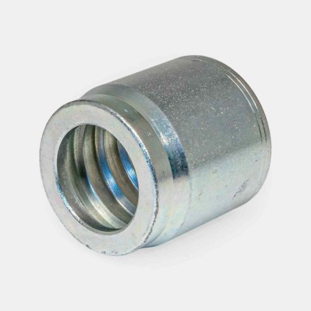 Jupe sertissage SN03T10 acier pour tuyau hydraulique 2SN Ø 5/16″ (DN10) – montage flexible irrigation pivot, réparation engin forestier, maintenance grue portuaire, alimentation circuit lubrification machine‑outil