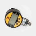 Manomètre digital D63 0-600 bar, affichage numérique LED, raccord 1/4″ BSP, contrôle pression pompe hydraulique mobile, test banc d’essai industriel, diagnostic circuit agricole, instrumentation maintenance atelier ou centrale hydraulique.