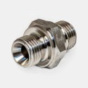 Adaptateur droit inox MBSPCT 3/4″ mâle-mâle pour connexion flexible alimentaire, raccord pompe sur installation de filtration, maintenance centrale hydraulique inox, montage système de lavage industriel