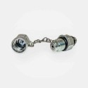 Adaptateur JIC 9/16″ UNF x BSP 1/2″ conique, montage flexible presse, branchement pompe atelier agricole, maintenance ligne industrielle, adaptation vérin robot automatisé.