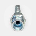 Embout à sertir droit SJ‑S16 Ø18 mm pour tuyau R2AT, montage pompe pelle Hyundai, maintenance circuit freinage tracteur, adaptation convoyeur robot industriel, raccordement ligne hydraulique automatisée.