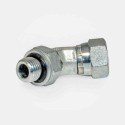 Petit coude 45° femelle 1/4″ BSP x mâle 1/4″, installation hydraulique ou pneumatique compacte, orientation flexible sous angle réduit, raccordement optimisé pour réseau lubrification ou air comprimé.