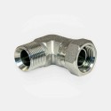 Raccord coude 90° TBSP 3/8″ mâle-gaz tournant pour montage flexible mini-pelle, adaptation circuit sur distributeur automatique, entretien vérin robot industriel, branchement sur centrale de graissage