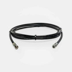 Tuyau furet 20 m avec buse de curage, filetage femelle 1/4″. Longueur adaptée au nettoyage de canalisations longues (colonnes, égouts). Compatible avec nettoyeurs haute pression pro, la buse multi-jets en bout perce les bouchons et entraîne le flexible par réaction.