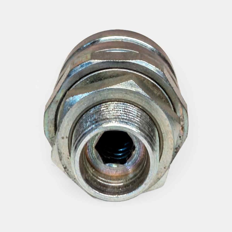 Bouchon de protection VF8T pour coupleur hydraulique, étanchéité anti-poussière flexible agricole, sécurité engin chantier, protection connexion centrale hydraulique industrielle, prévention pollution raccords.