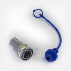 Bouchon Bleu pour Coupleur Femelle ISOA 1/2-Image produit