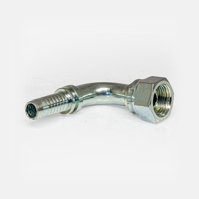 Embout D19 à Sertir Femelle BSP 3/4 Coude 90°